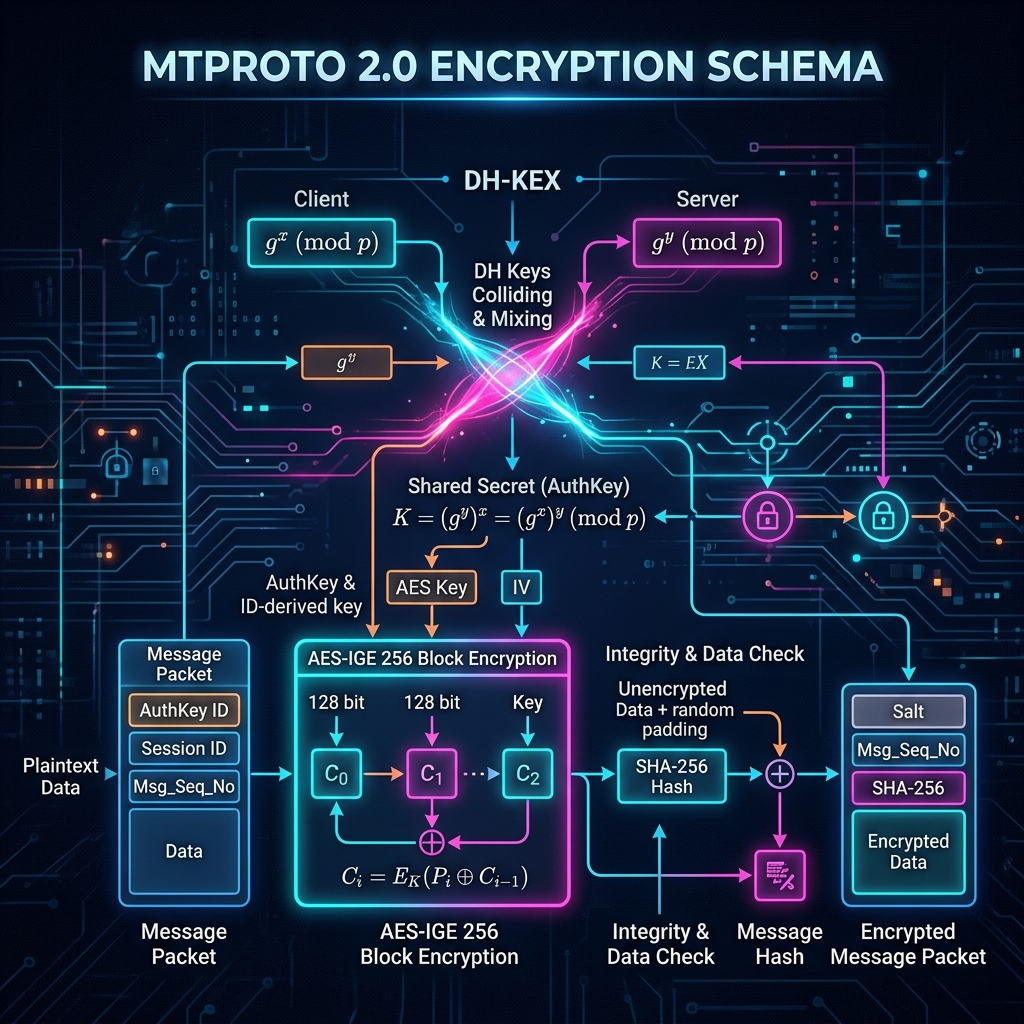 MTProto Protocol 2.0 Cryptographic Layers